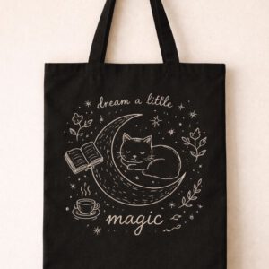 totebag con diseño ''dream a little''