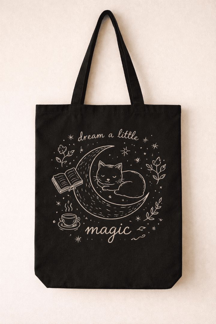 totebag con diseño ''dream a little''